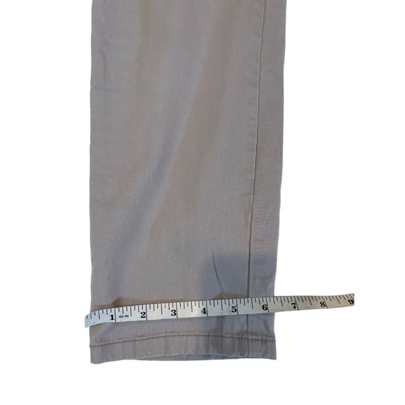 Liz Claiborne Womens Chino Pants 75319-4 Straight Leg Cropped Cotton Gray Size 6 - Picture 5 of 10